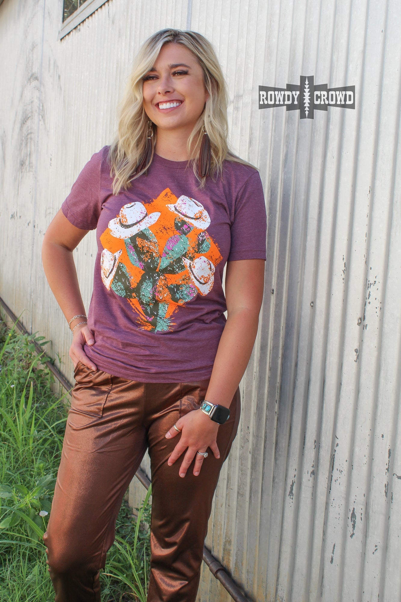 western apparel, western graphic tee, graphic western tees, wholesale clothing, western wholesale, women's western graphic tees, wholesale clothing and jewelry, western boutique clothing, western women's graphic tee, cacti graphic tee, western cactus graphic tee, cactus, bright graphic tee, colorful graphic tee, boot graphic tee, colorful western graphic tee western cactus & cowboy hat graphic tee