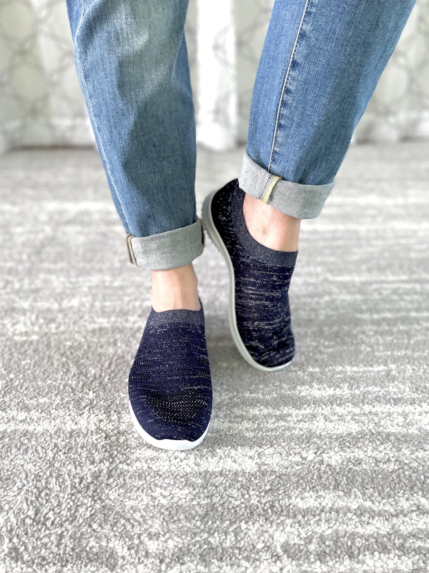 My Slip On Sneakers in Navy