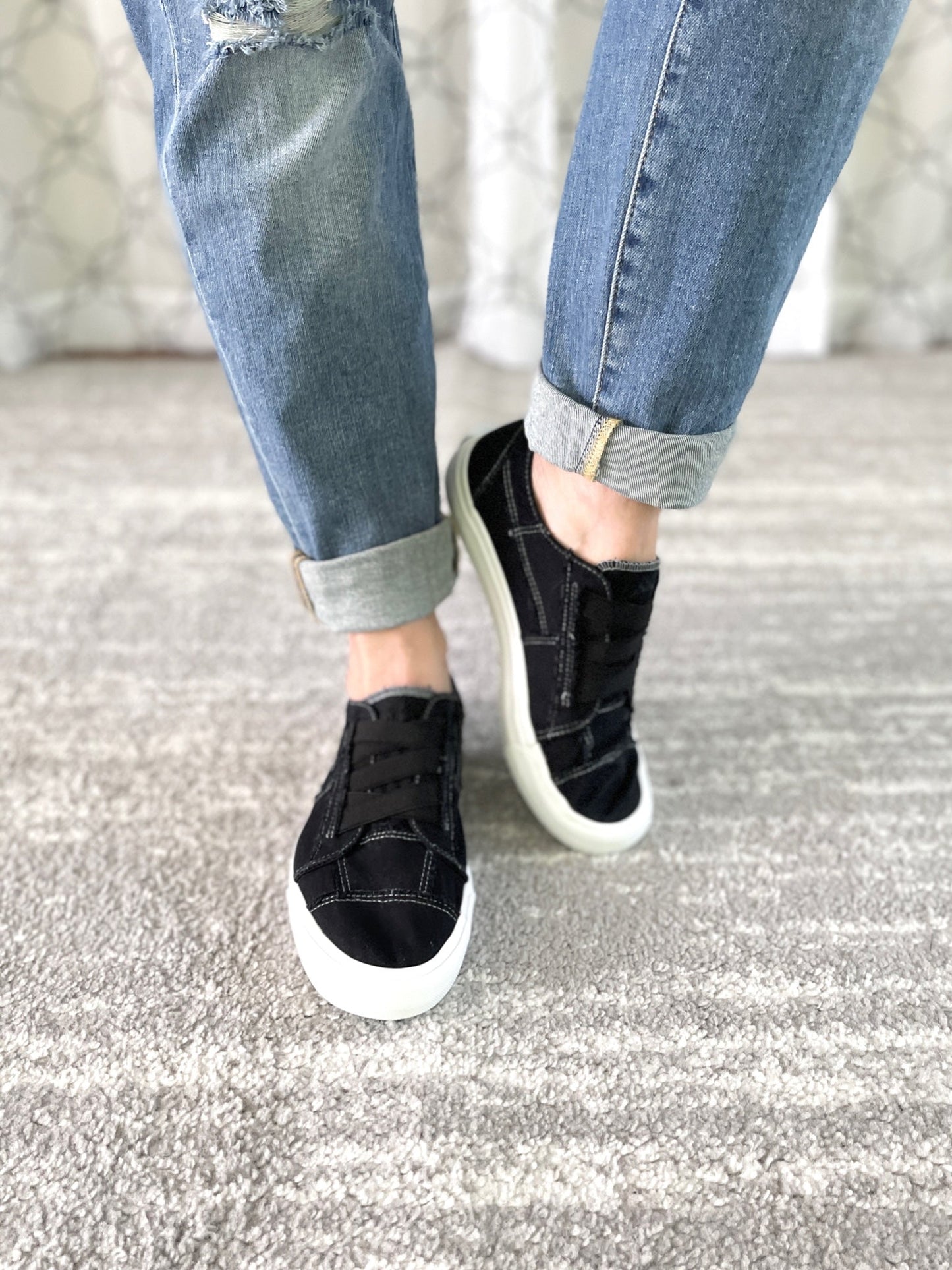 Marley Sneakers in Black Wash