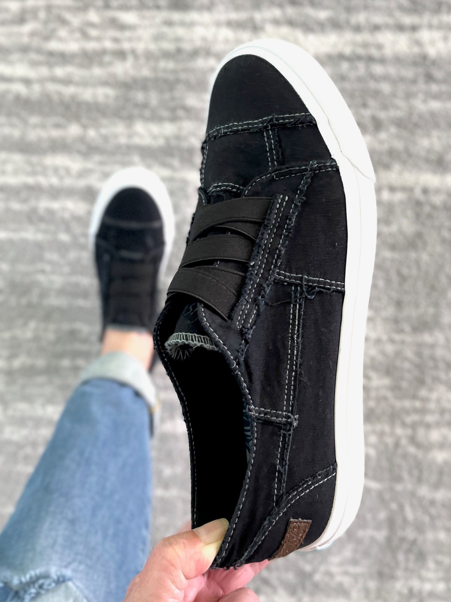 Marley Sneakers in Black Wash