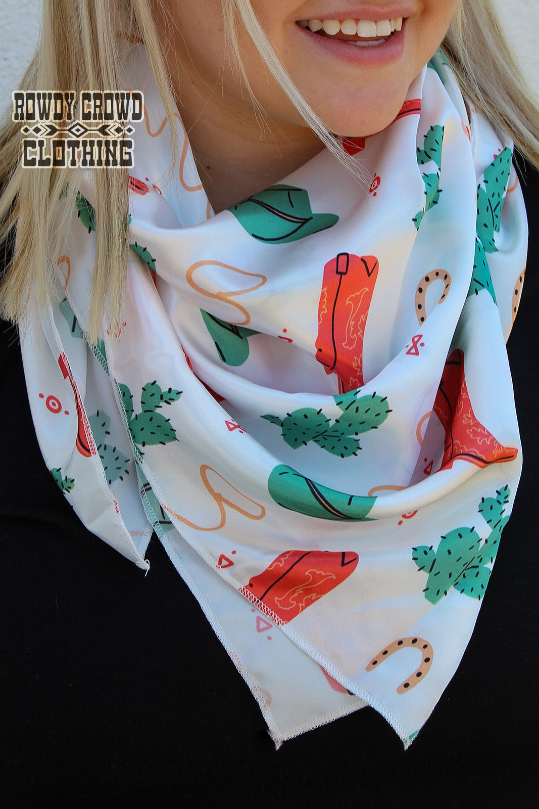 Women's scarf, Western Accessories, Western Apparel, Western Wholesale, western wild rags, cowboy rags, cowboy scarf, Wholesale Accessories, Wholesale Apparel, colorful wild rags, bright wild rags, boho western, boho wild rag