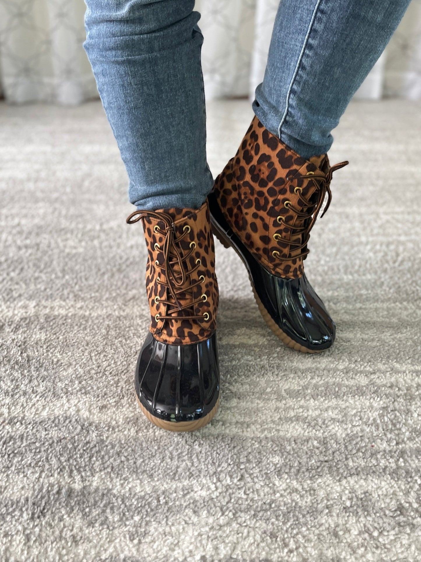 Walk Away Leopard Boots