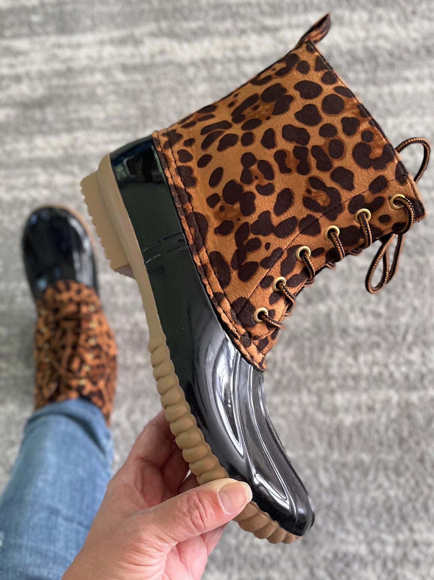Walk Away Leopard Boots