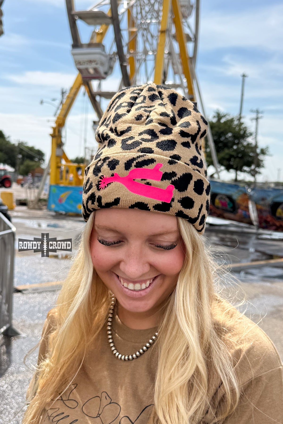 Leopard Spur Beanie