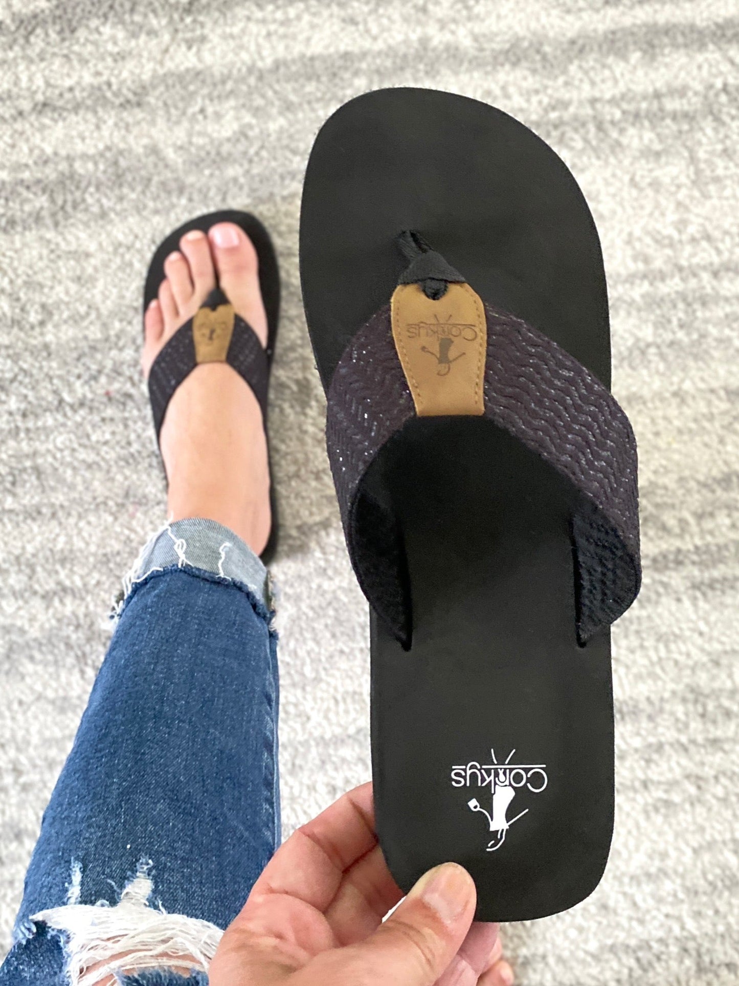Lakeside Sandals in Black