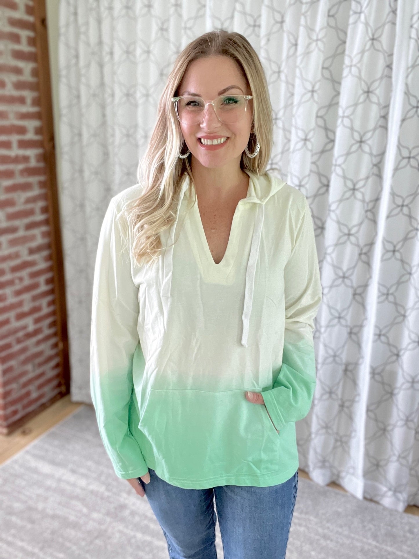 Get Together Hoodie in Mint