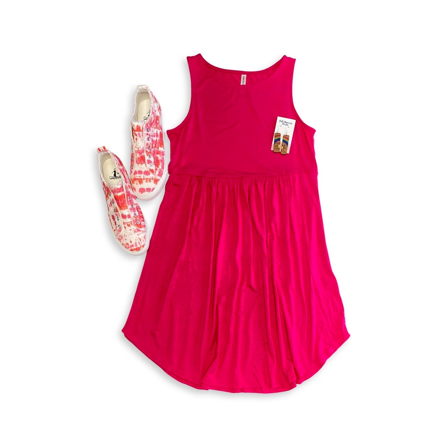 My Pink Tie Dye Babalu Shoes