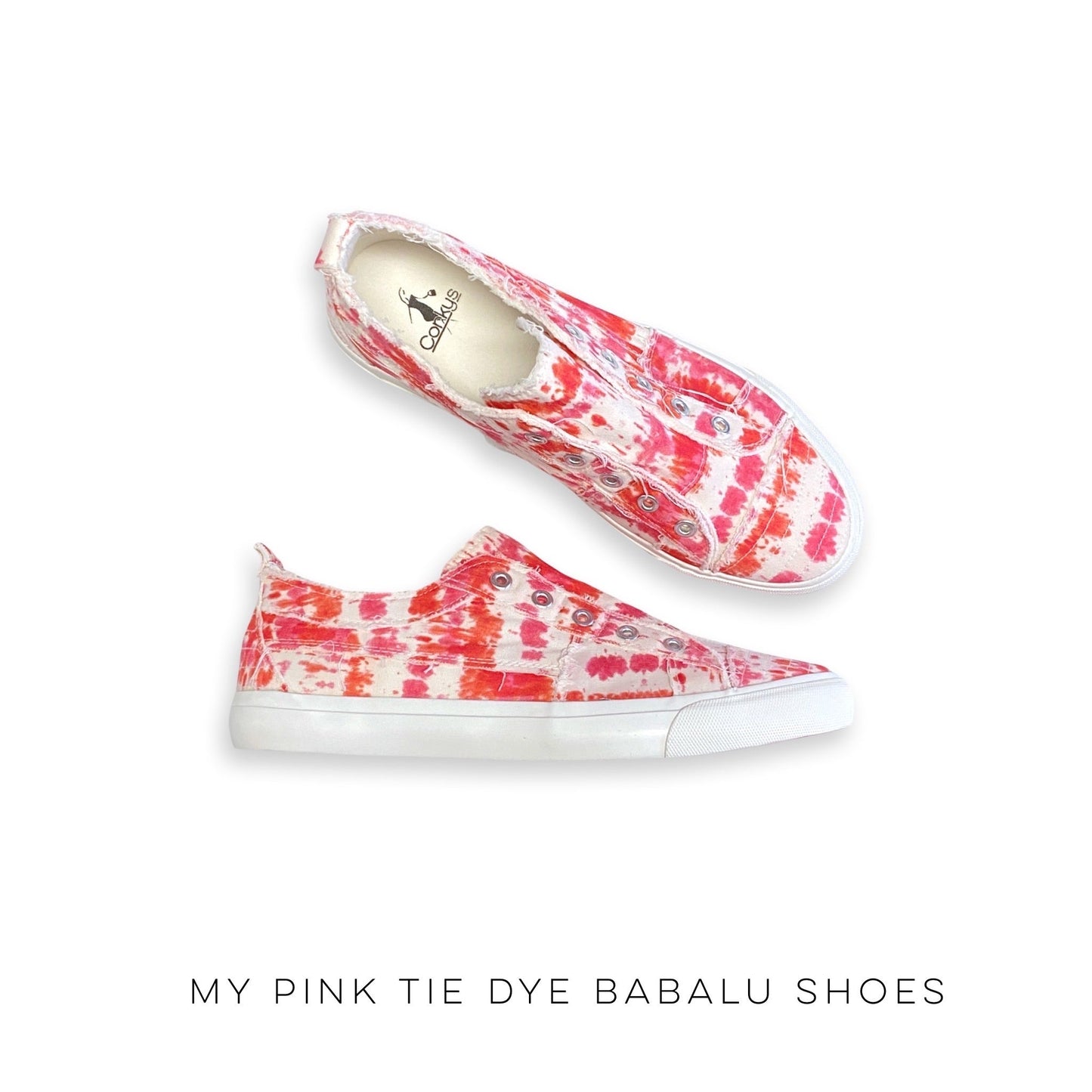 My Pink Tie Dye Babalu Shoes
