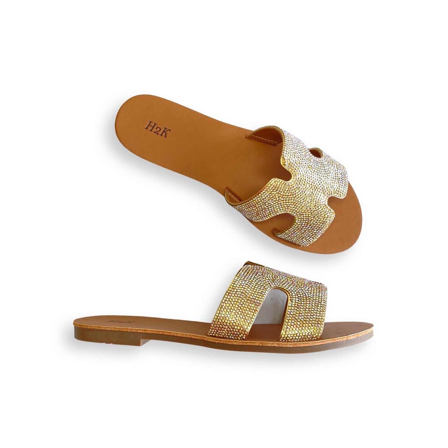 Malibu Slides in Gold