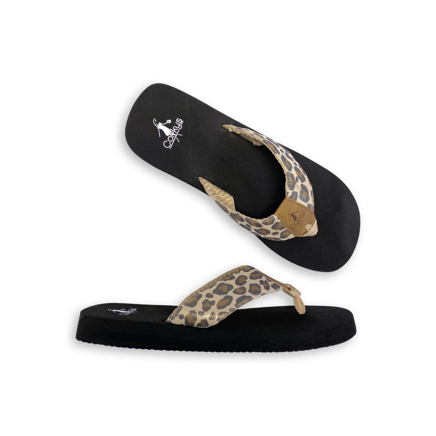 Aquaholic Sandals in Leopard