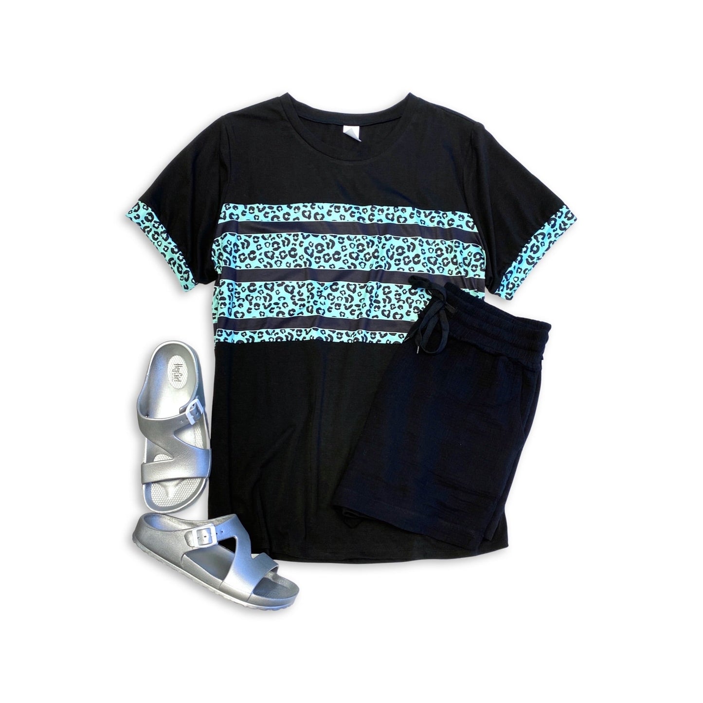 Pool Party Silver Sandals