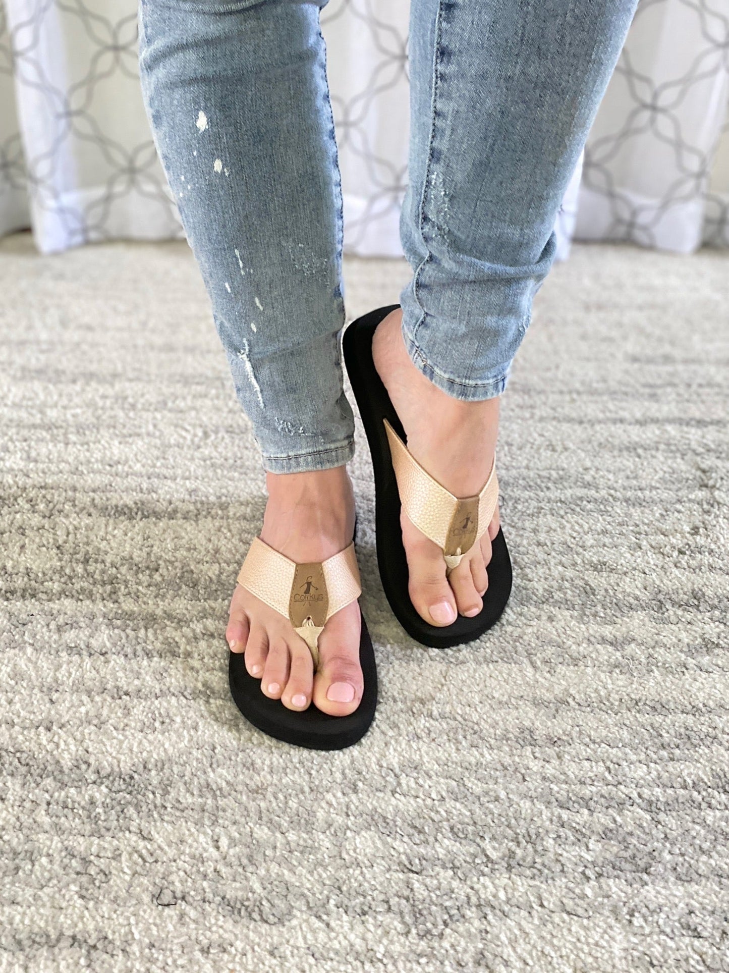 Beach Bound Sandals in Gold