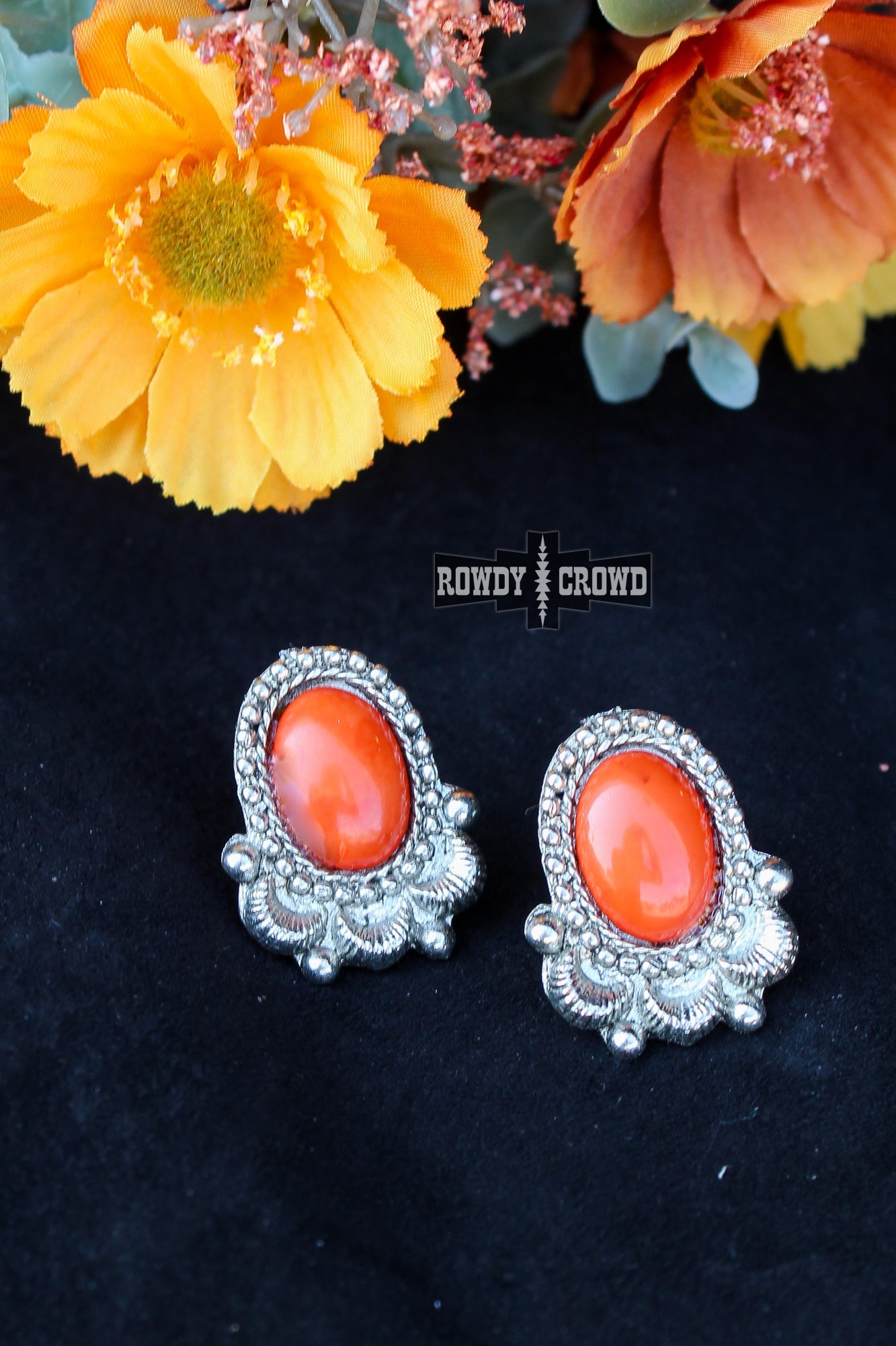 Sunstone Stud Earrings