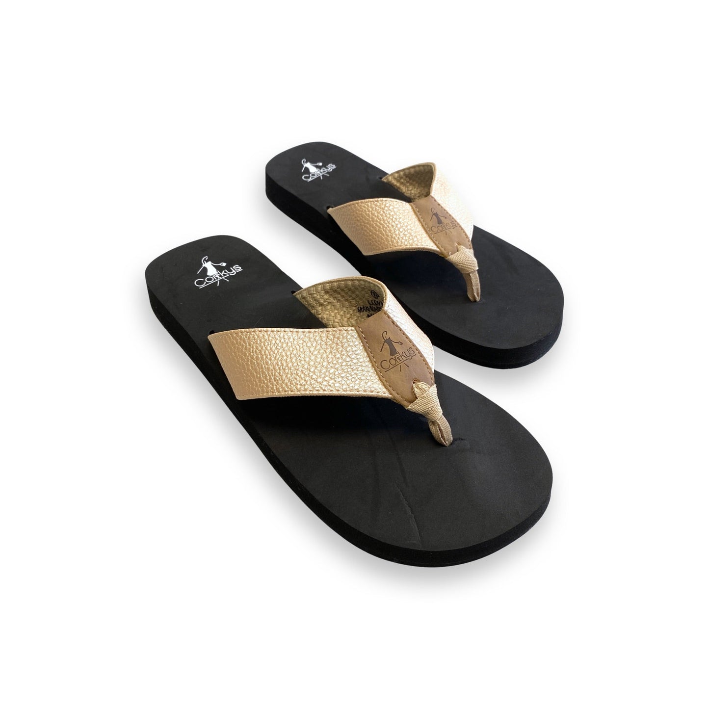Beach Bound Sandals in Gold