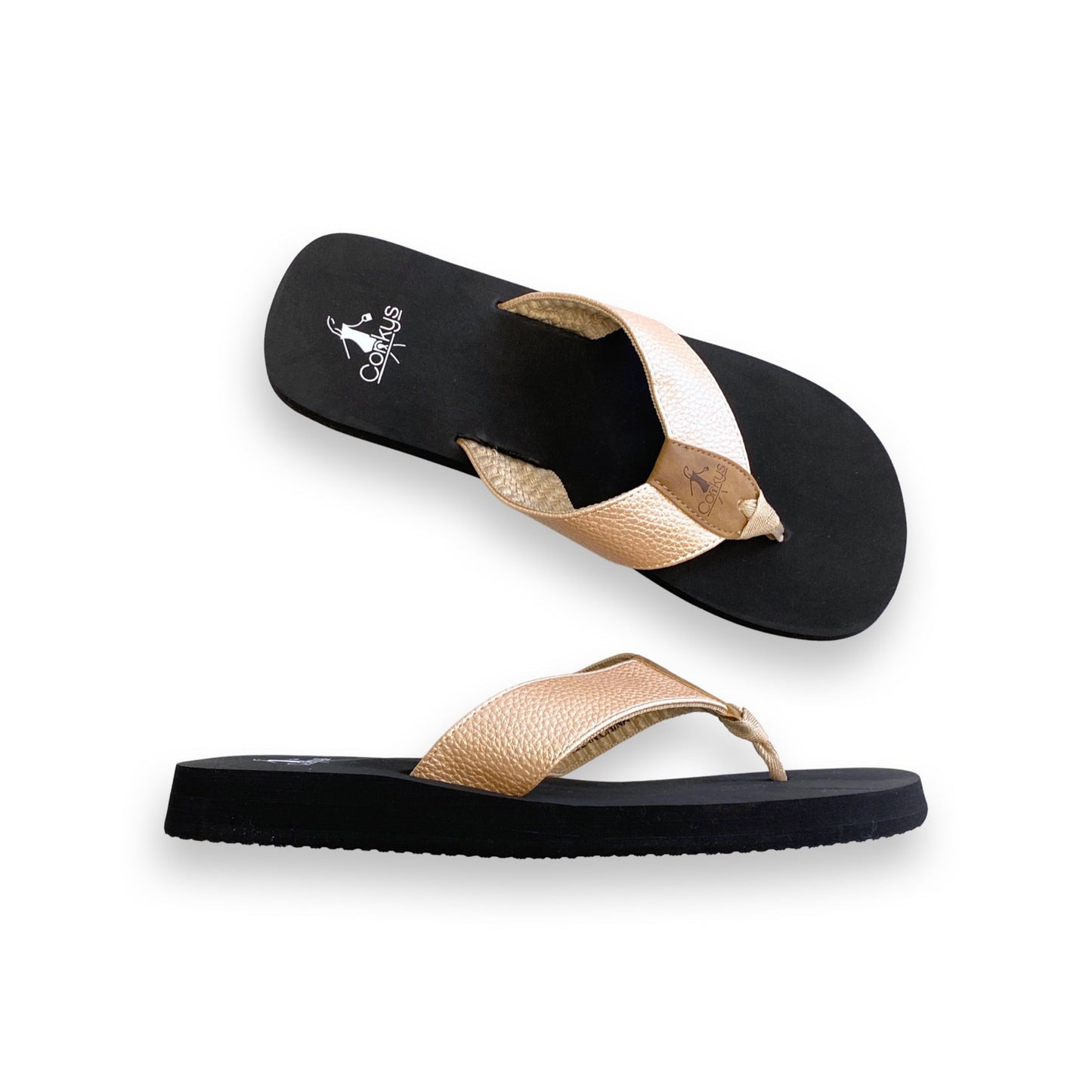 Beach Bound Sandals in Gold