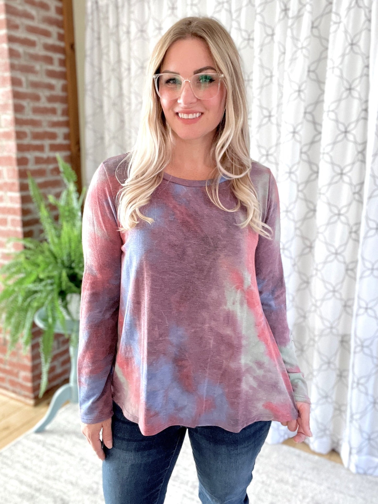 Lean on Me Top in Red