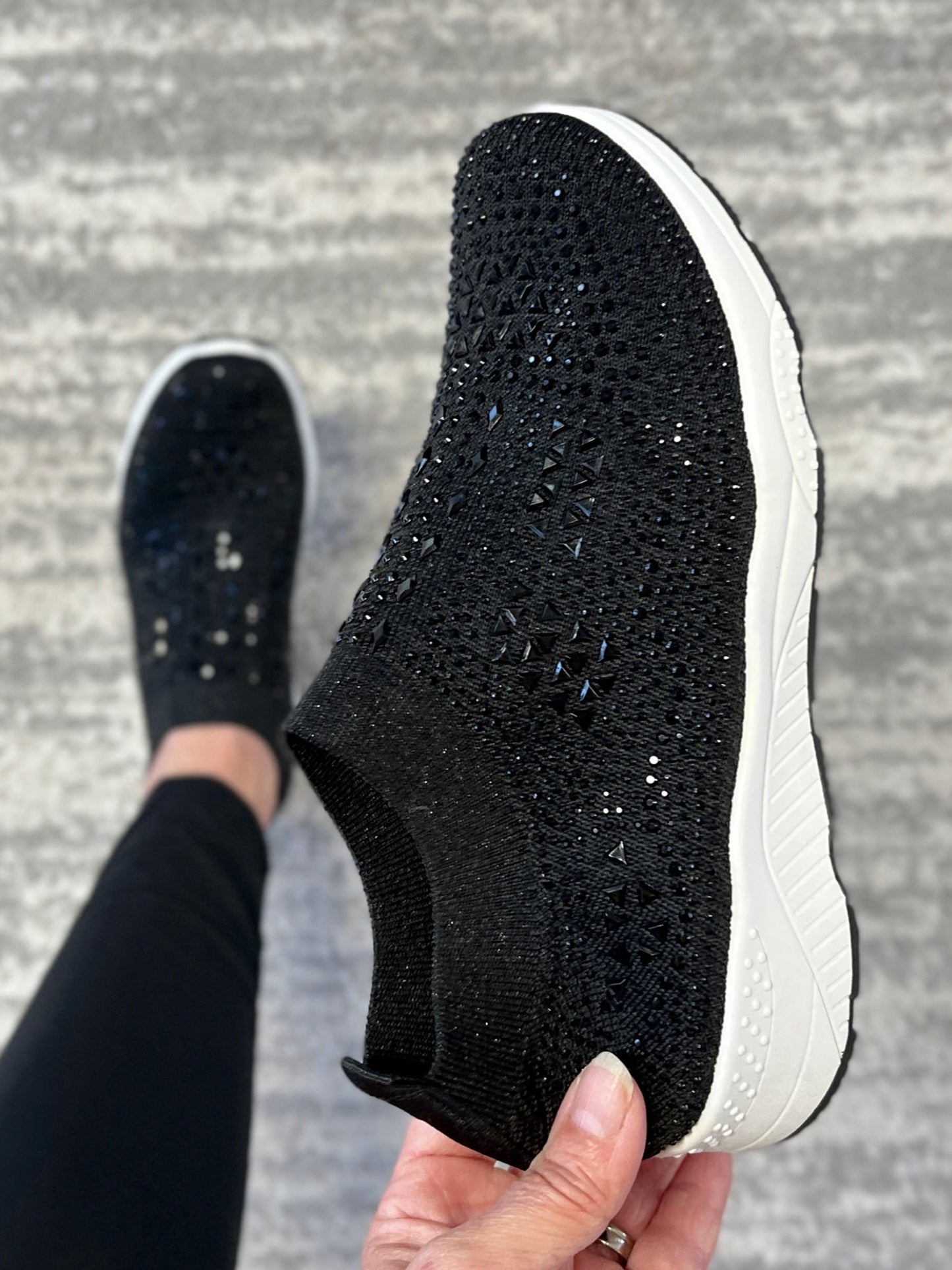 Fine and Dandy Sneakers in Black