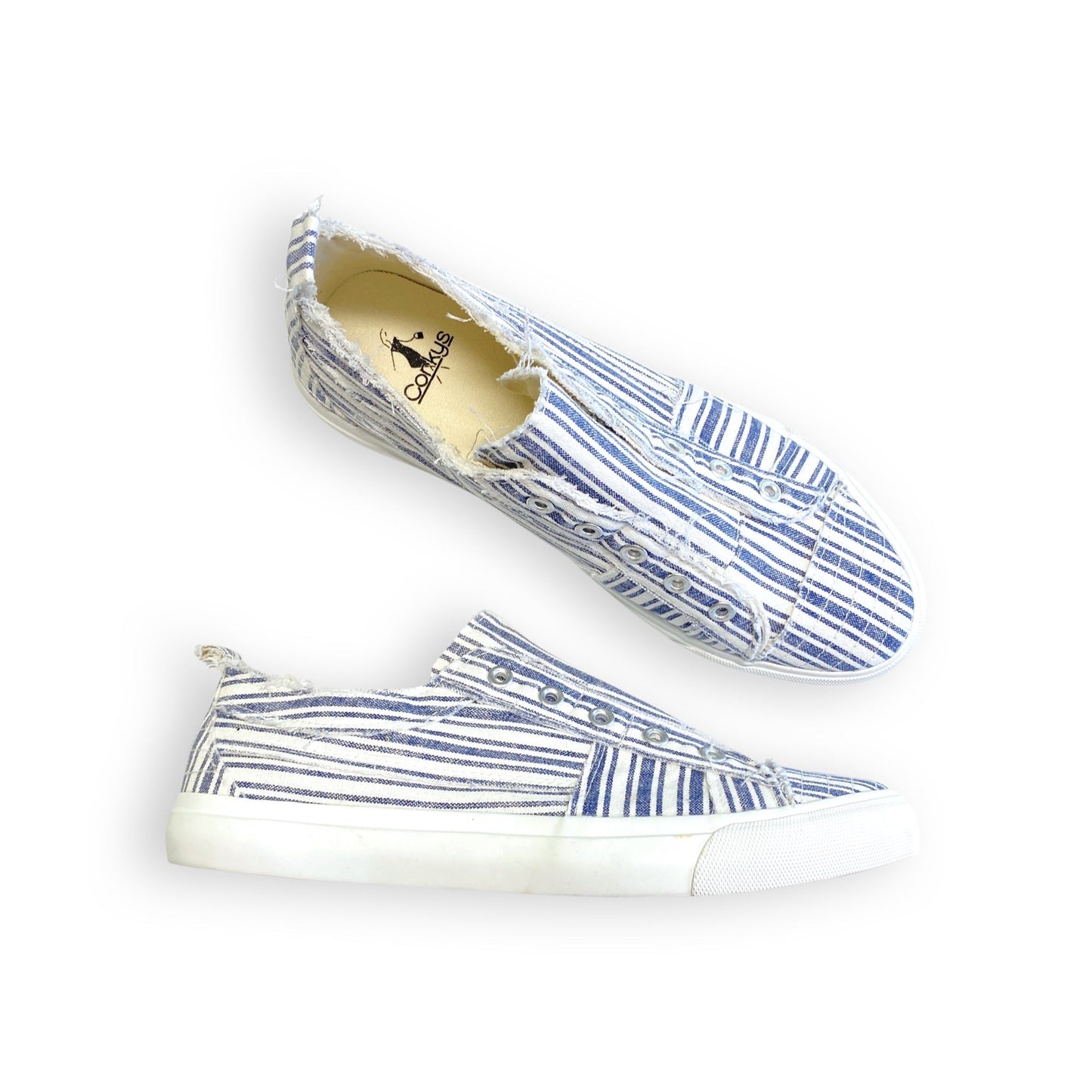 My Navy Stripe Babalu Shoes