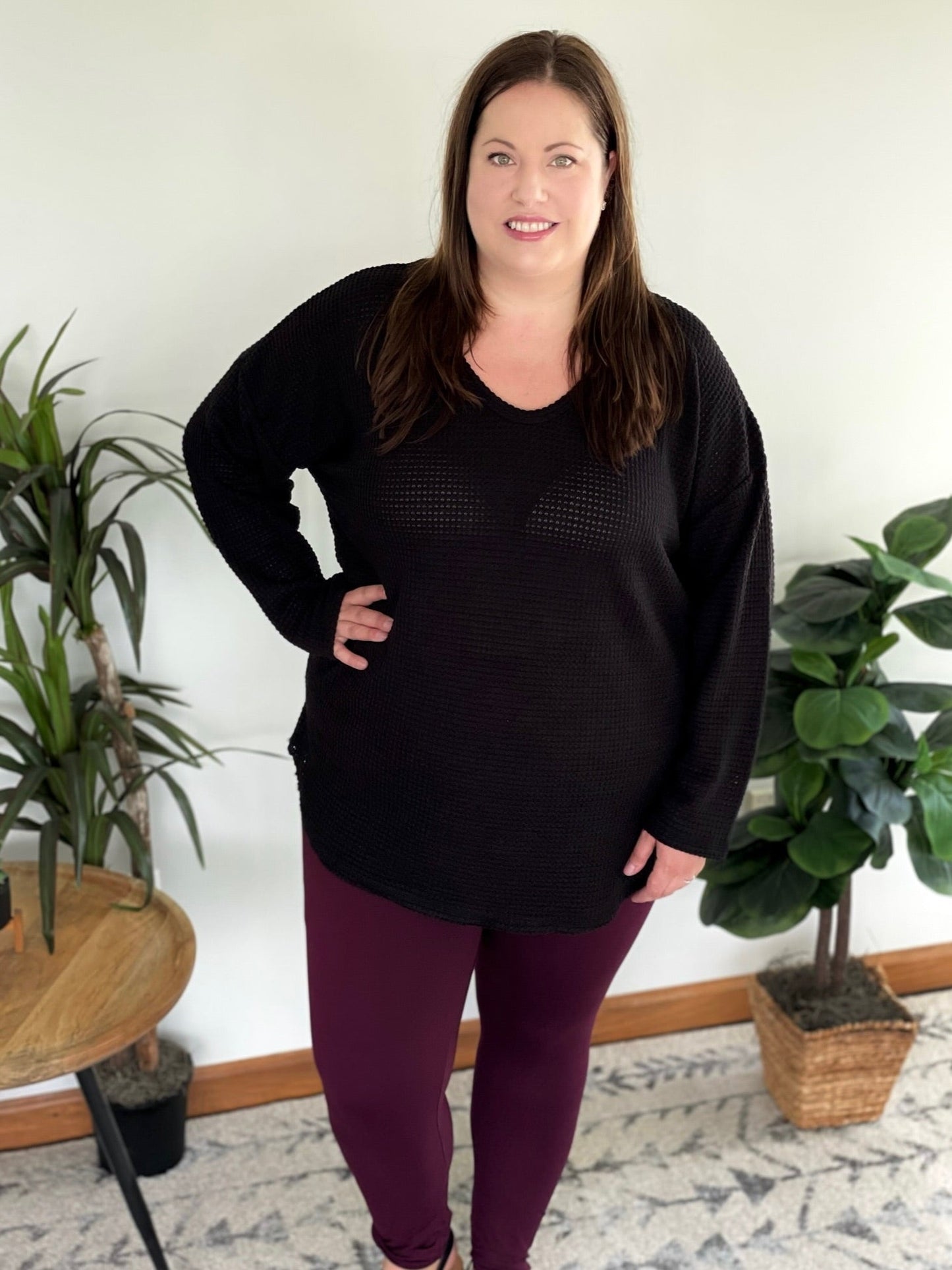 The Perfect Pocket Leggings in Wine
