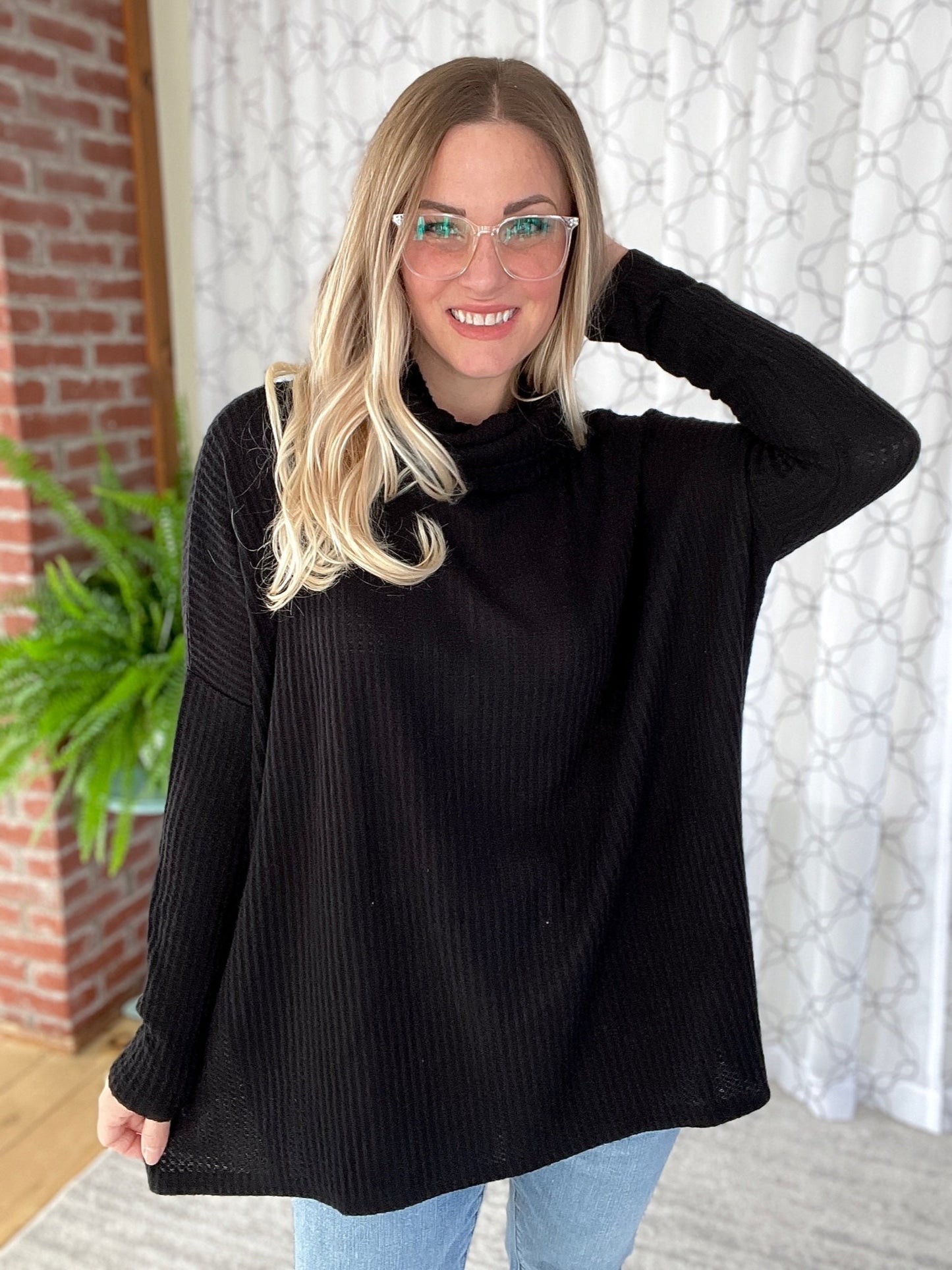 In Good Company Top in Black