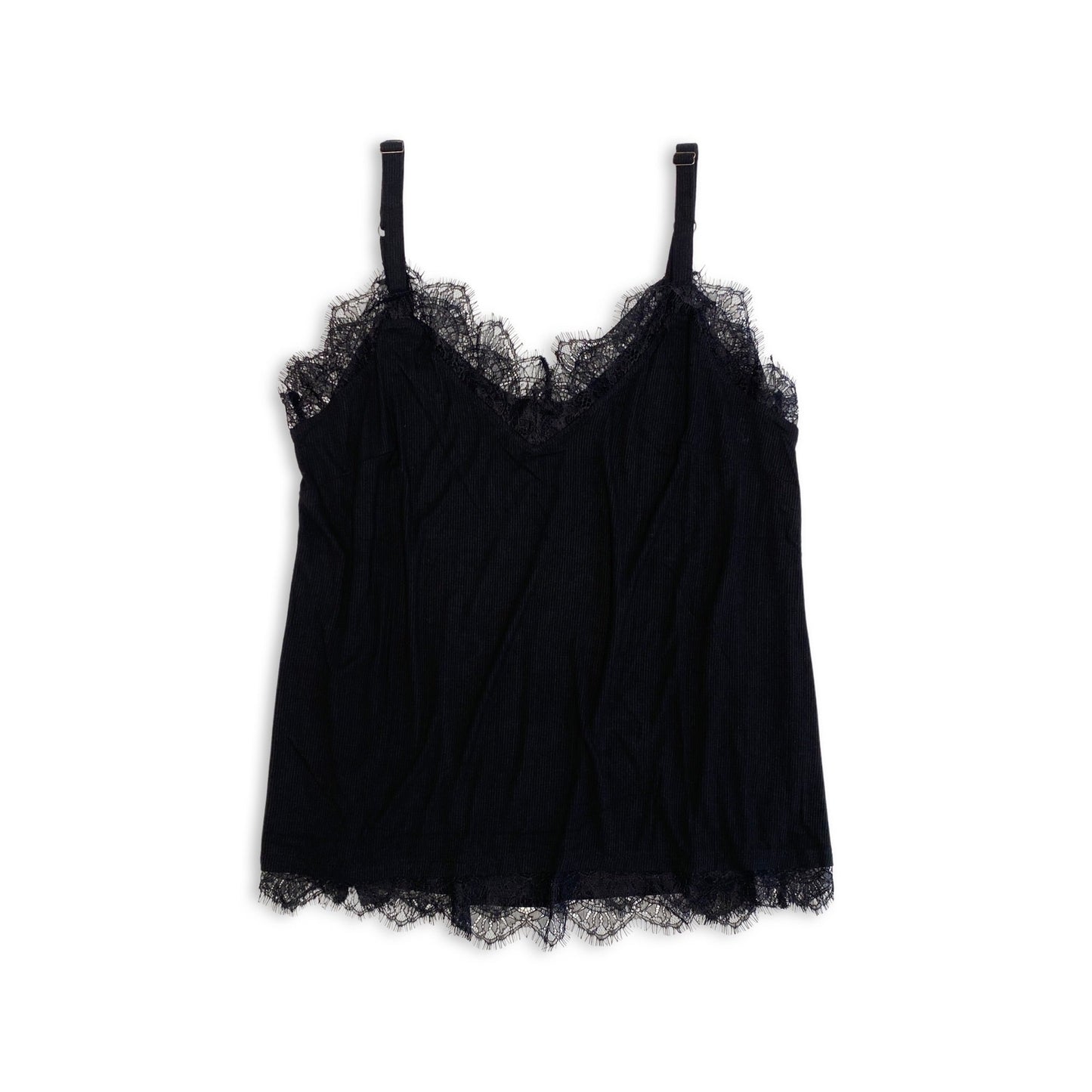 Living in Lace Tank in Black