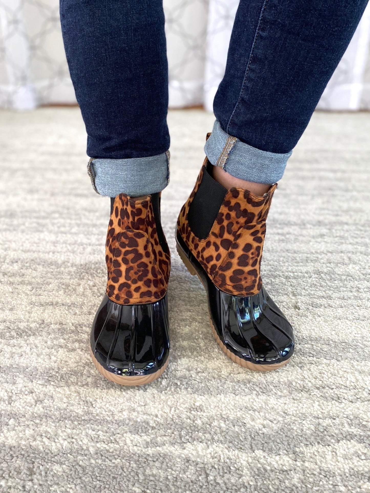 Always Ready in Leopard Duck Boots