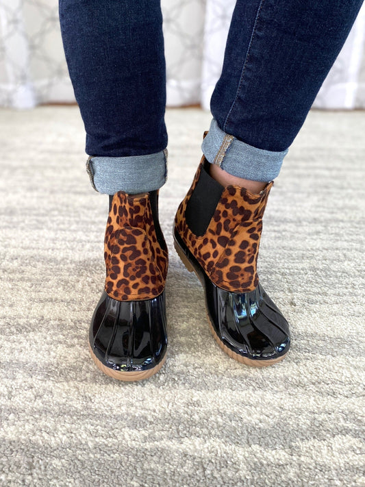 Always Ready in Leopard Duck Boots