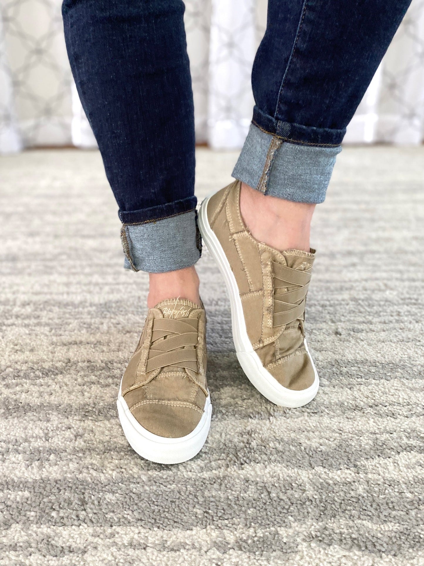 Marley Sneakers in Cream Coffee