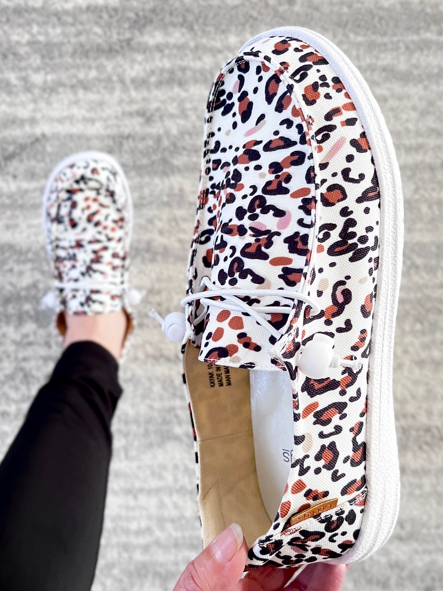 My White Leopard Kayak Slides