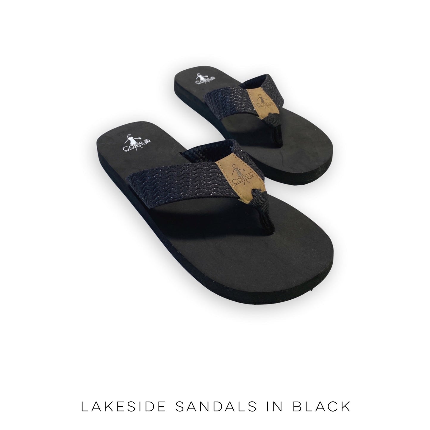 Lakeside Sandals in Black