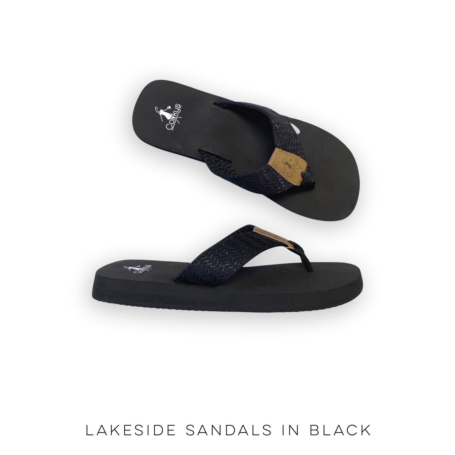 Lakeside Sandals in Black
