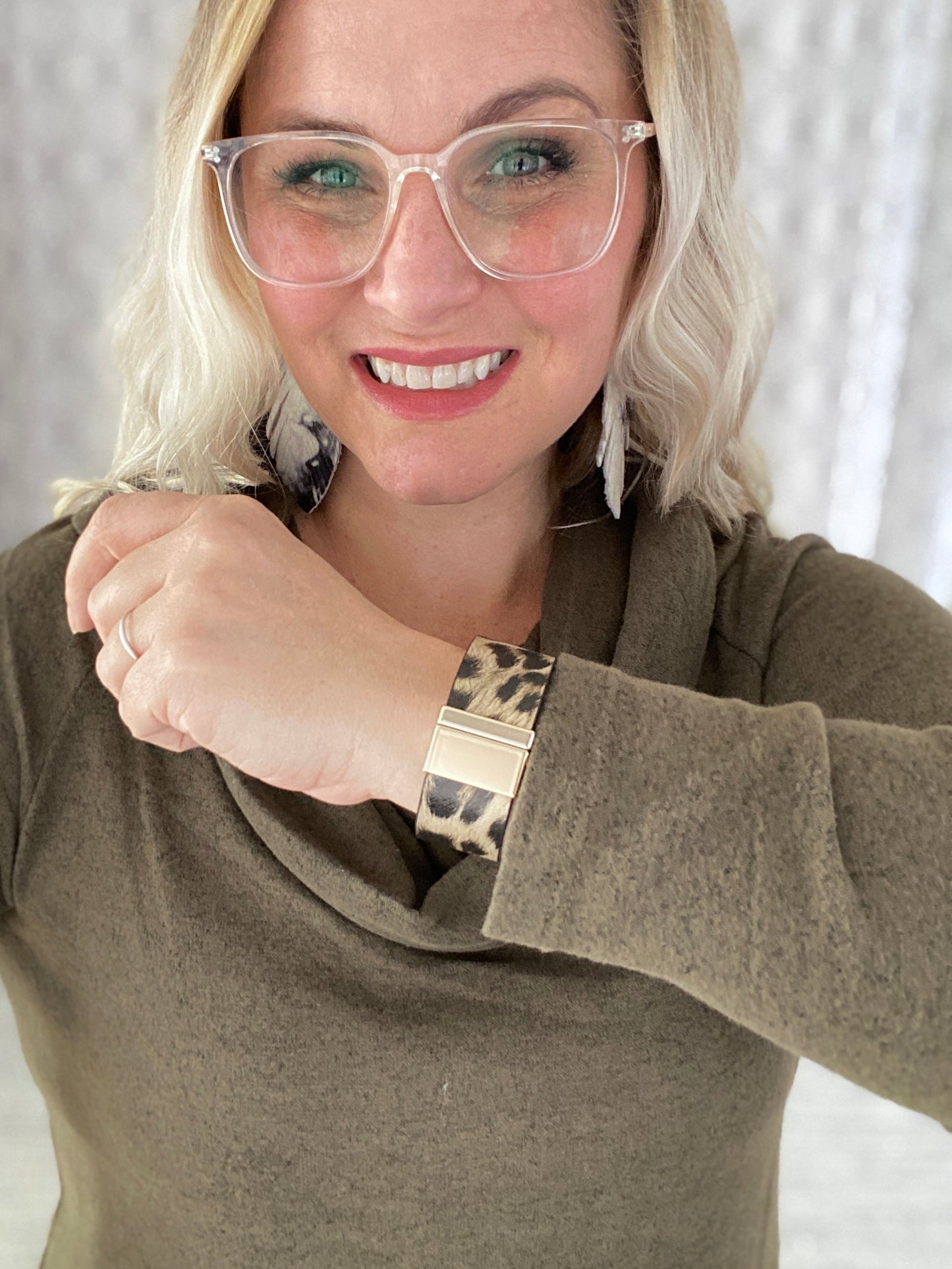 Buckle-Up Leopard Bracelet