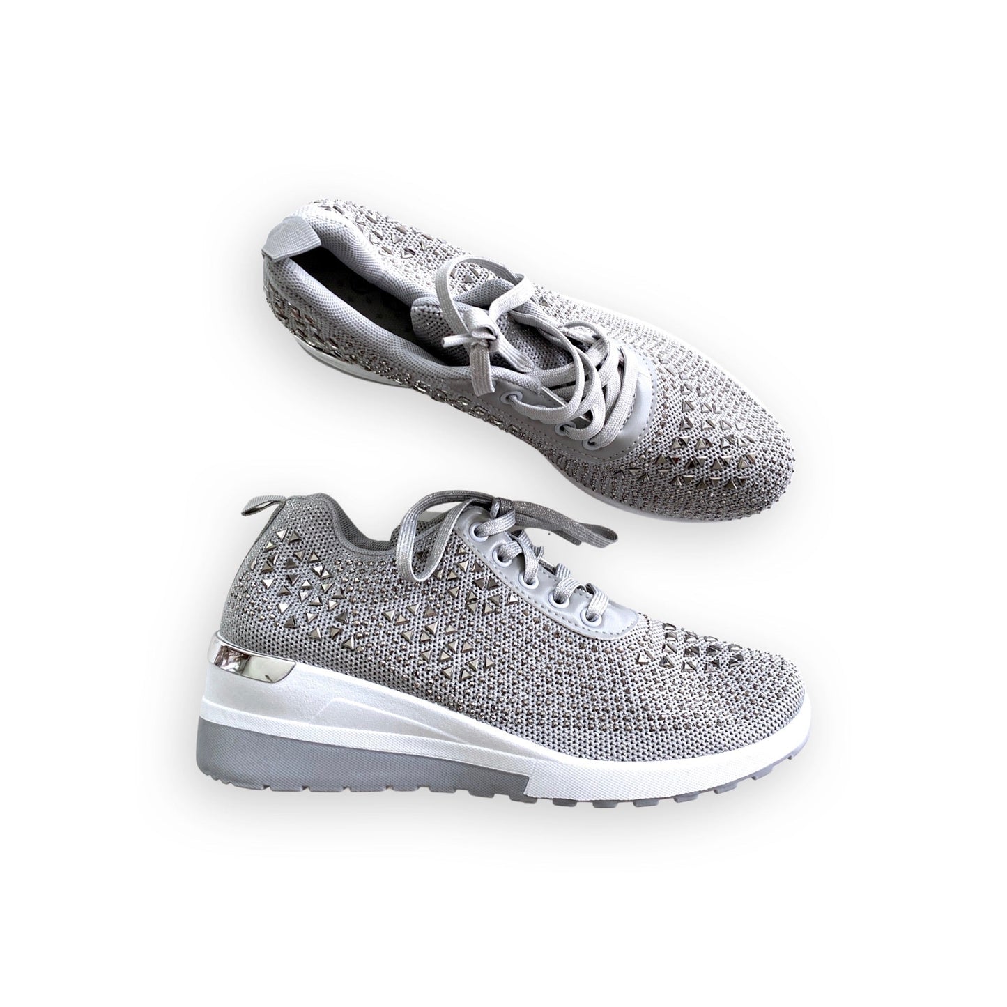 On My Mind Sneakers in Gray