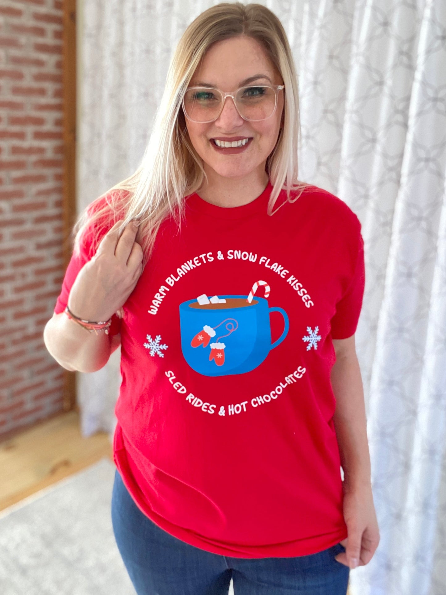 Snowflake Kisses Graphic Tee