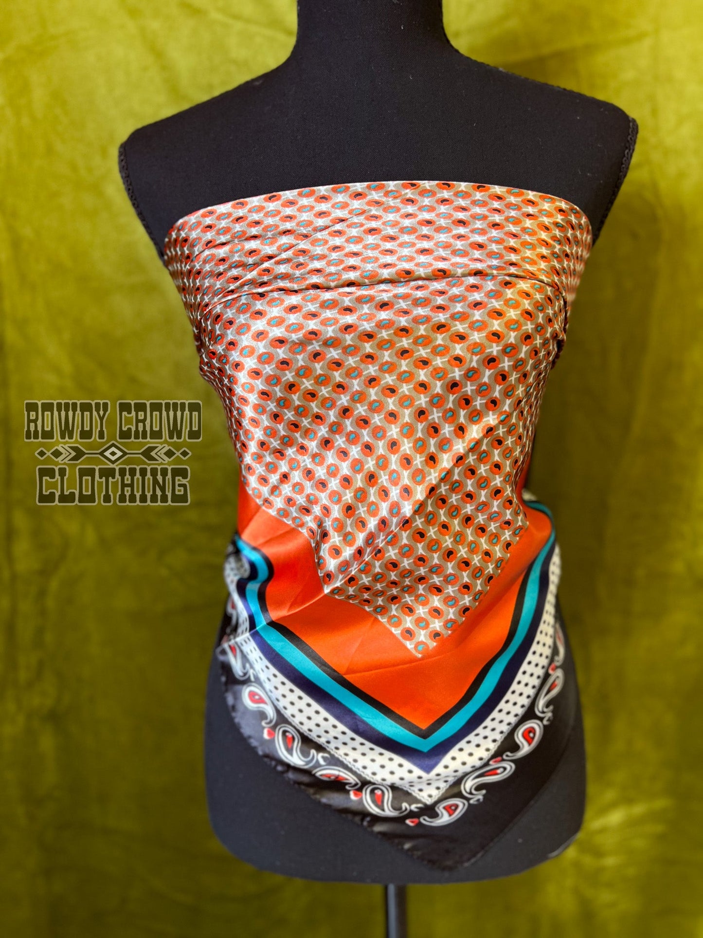 Women's scarf, Western Accessories, Western Apparel, Western Wholesale, western wild rags, cowboy rags, cowboy scarf, Wholesale Accessories, Wholesale Apparel, colorful wild rags, bright wild rags