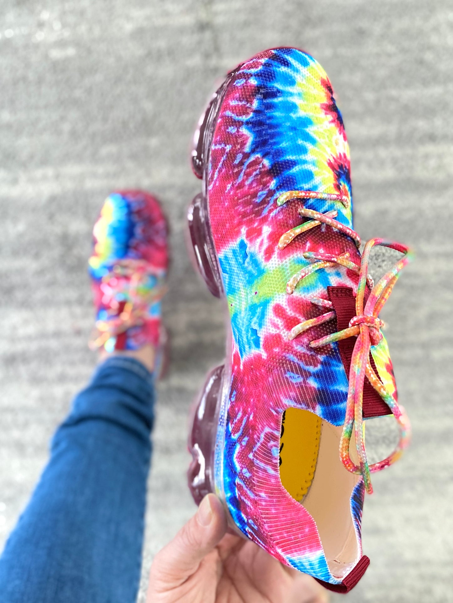 End of the Road Sneakers in Tie Dye