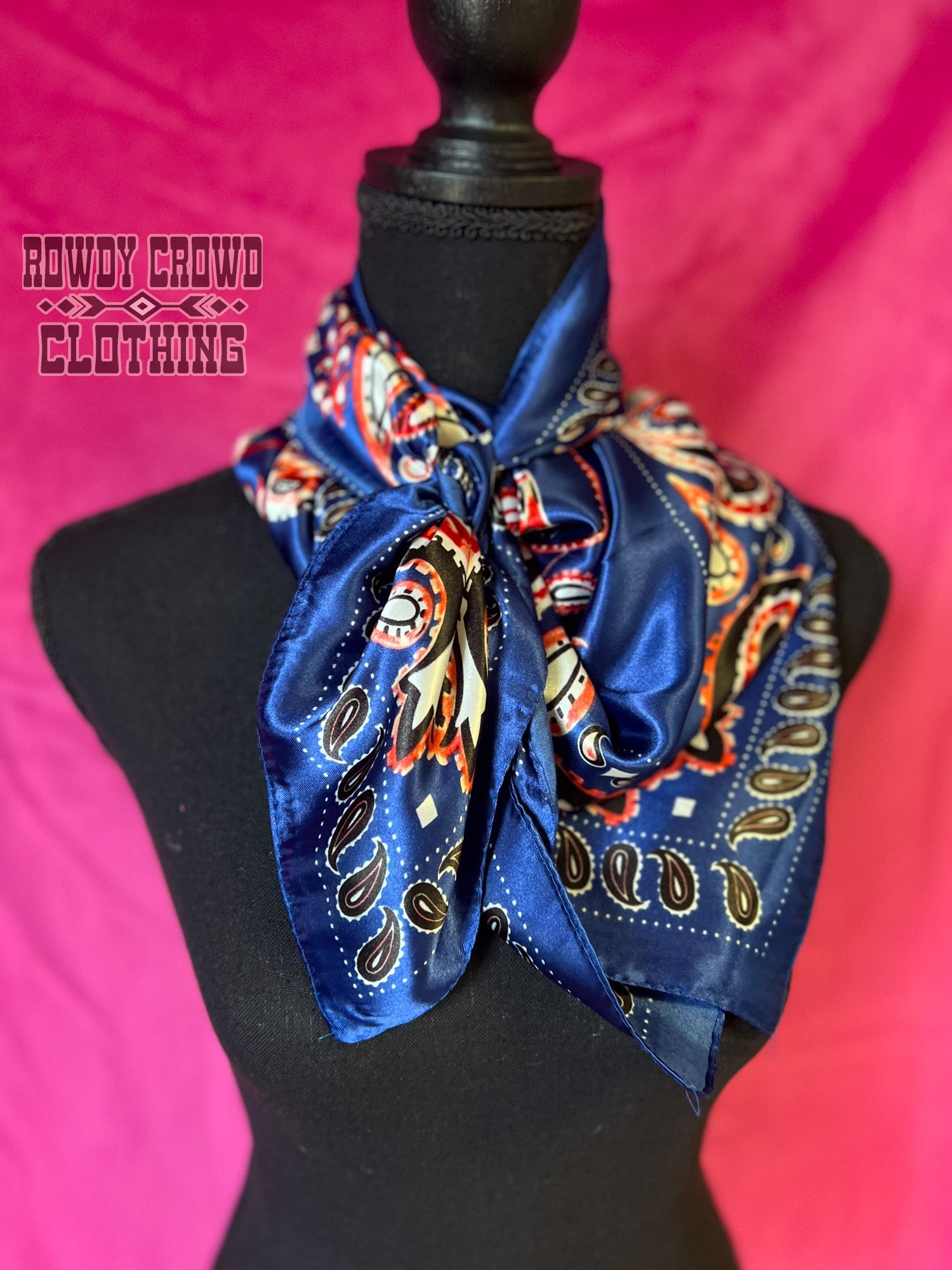 Women's scarf, Western Accessories, Western Apparel, Western Wholesale, western wild rags, cowboy rags, cowboy scarf, Wholesale Accessories, Wholesale Apparel, patterned wild rag, bright wild rag, colorful wild rag