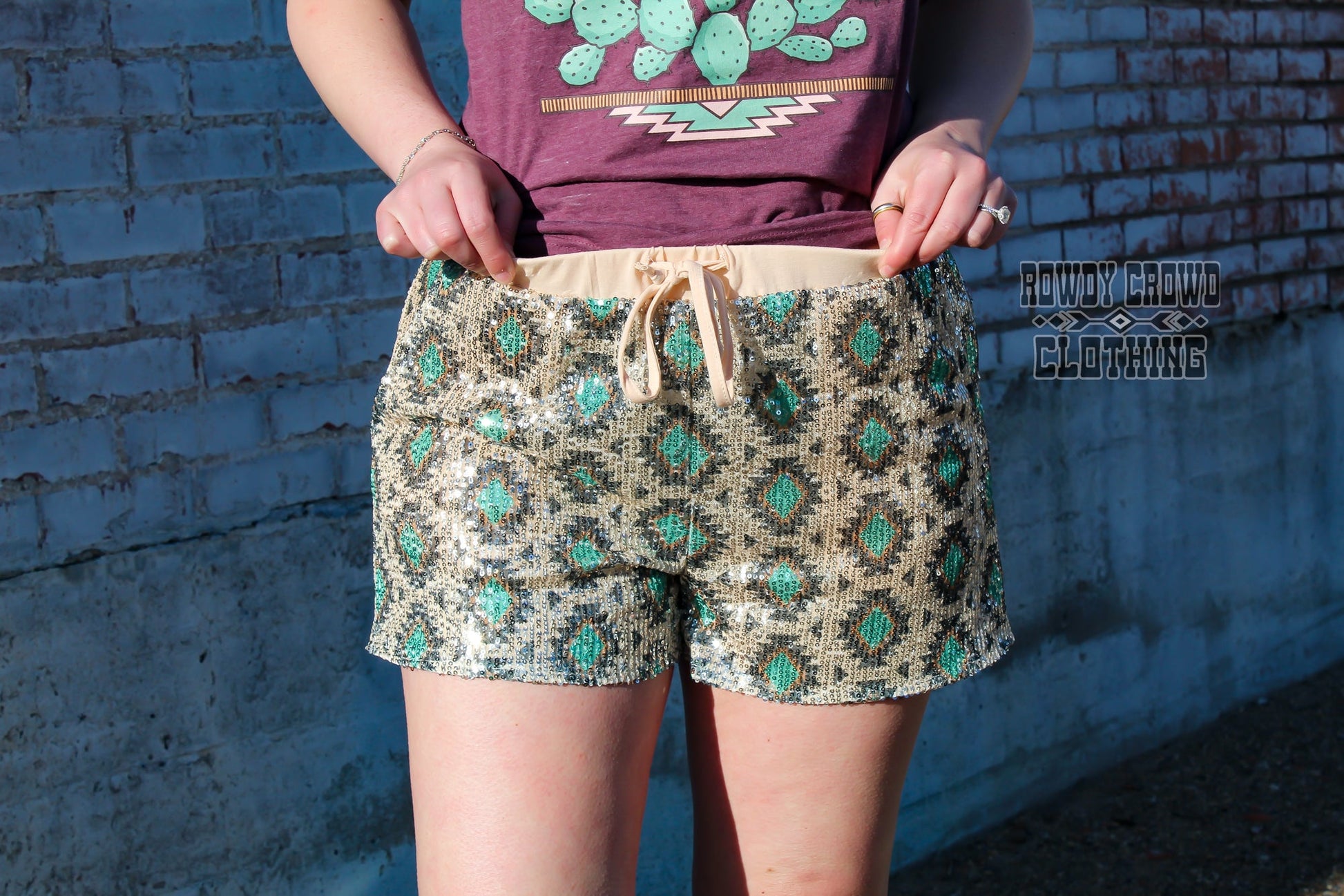 Western Apparel, Western shorts, Western Fashion, Western Boutique, Western Wholesale, cowgirl shorts, western outfits, western attire, western style shorts, western sequin shorts, wholesale clothing, sequin shorts, bling shorts, dressy western, western aztec shorts, aztec print shorts