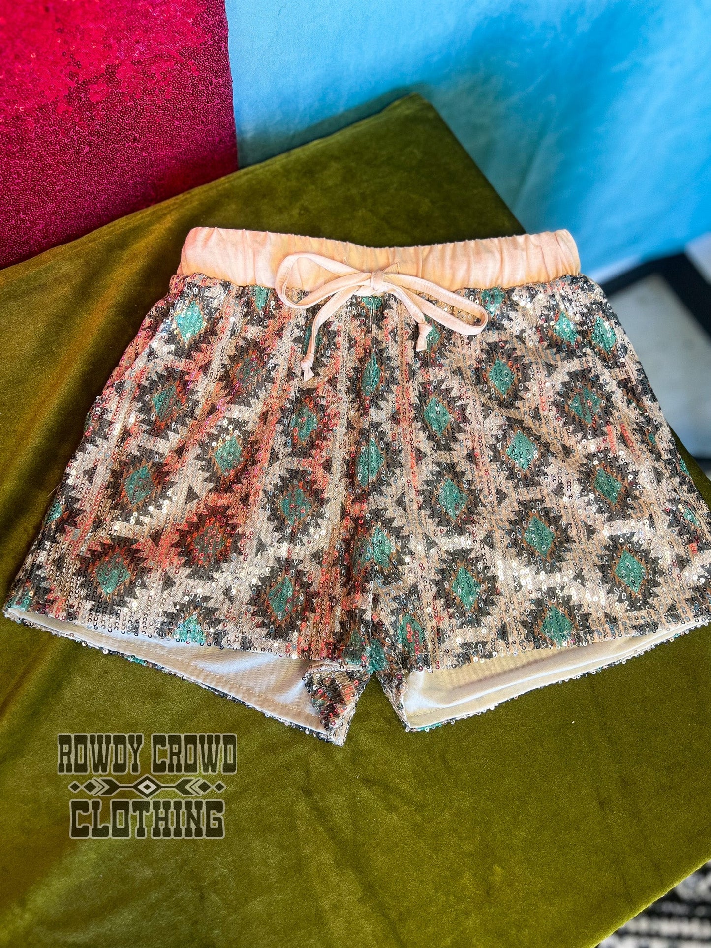 Western Apparel, Western shorts, Western Fashion, Western Boutique, Western Wholesale, cowgirl shorts, western outfits, western attire, western style shorts, western sequin shorts, wholesale clothing, sequin shorts, bling shorts, dressy western, western aztec shorts, aztec print shorts