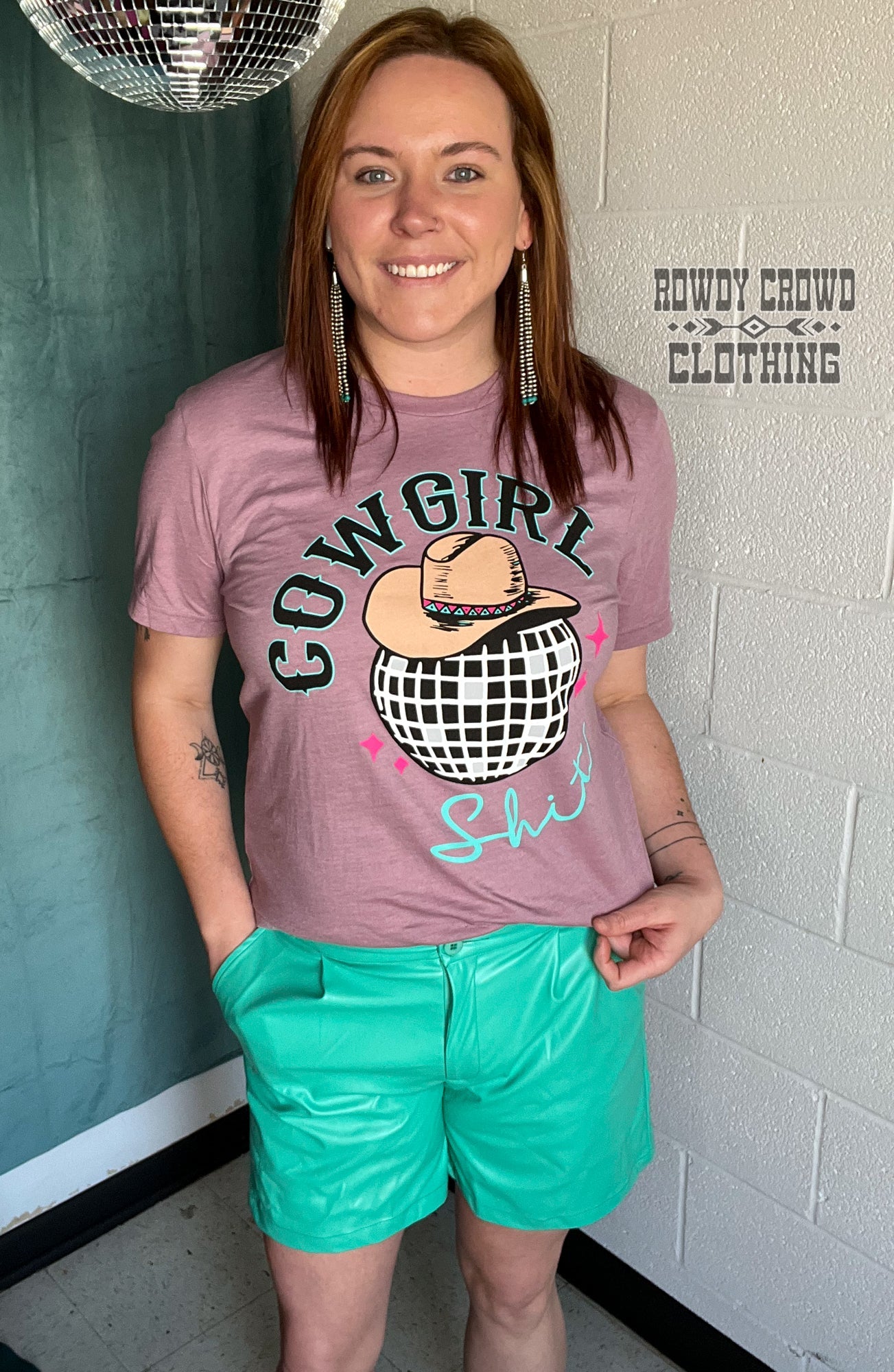 Disco Cowgirl, Cowgirl Shit, Western Graphic Tee, Western Apparel, Western Wholesale, Western Boutique, Western Wear