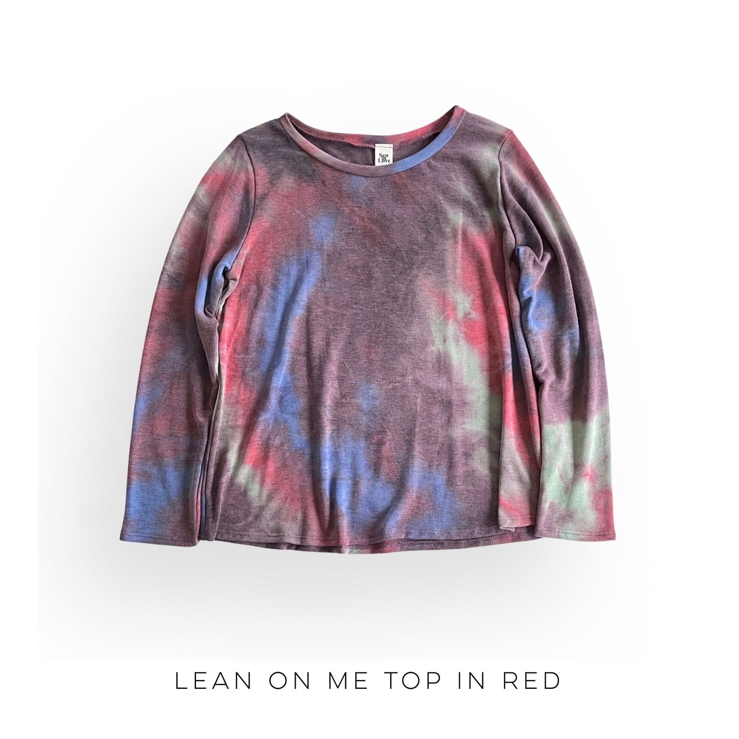 Lean on Me Top in Red