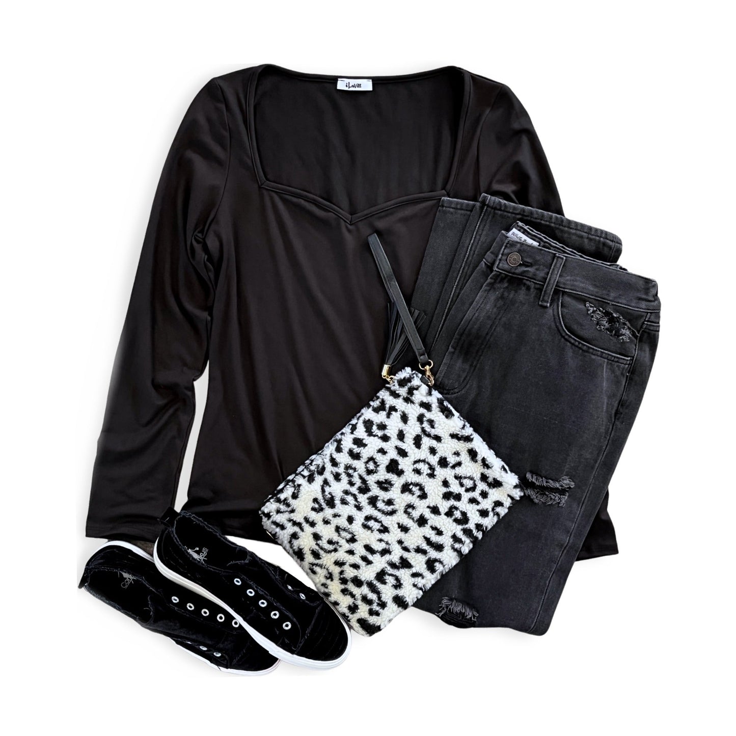Black Velvet Babalu Shoes
