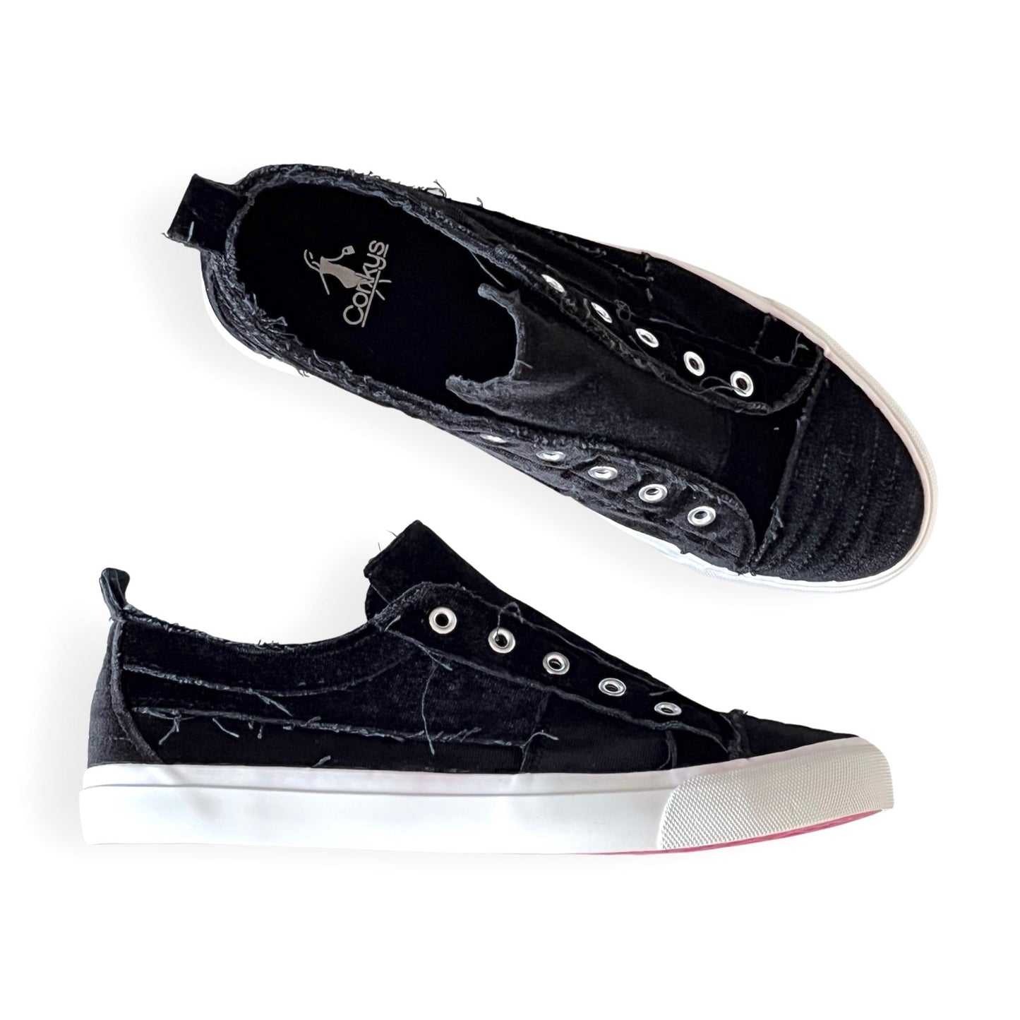 Black Velvet Babalu Shoes