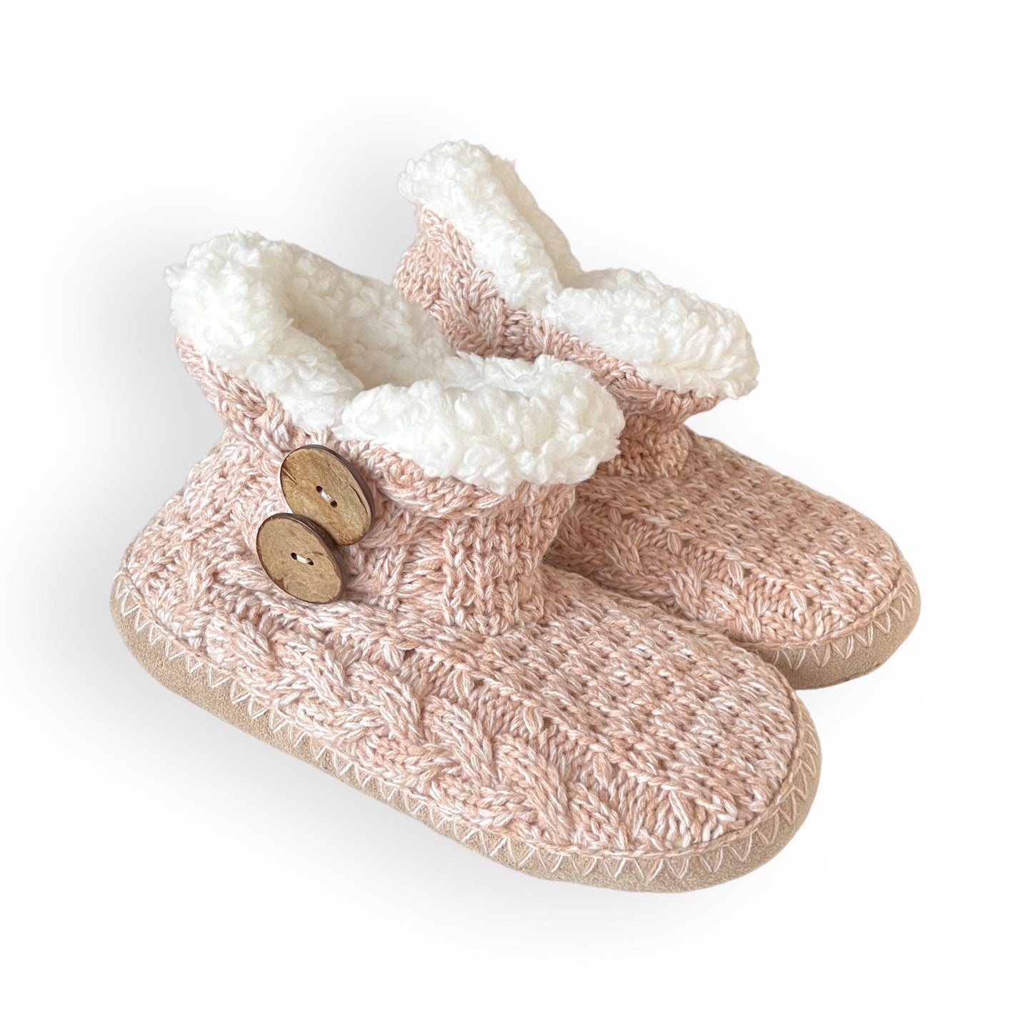 Blissful Slumber Slippers in Blush