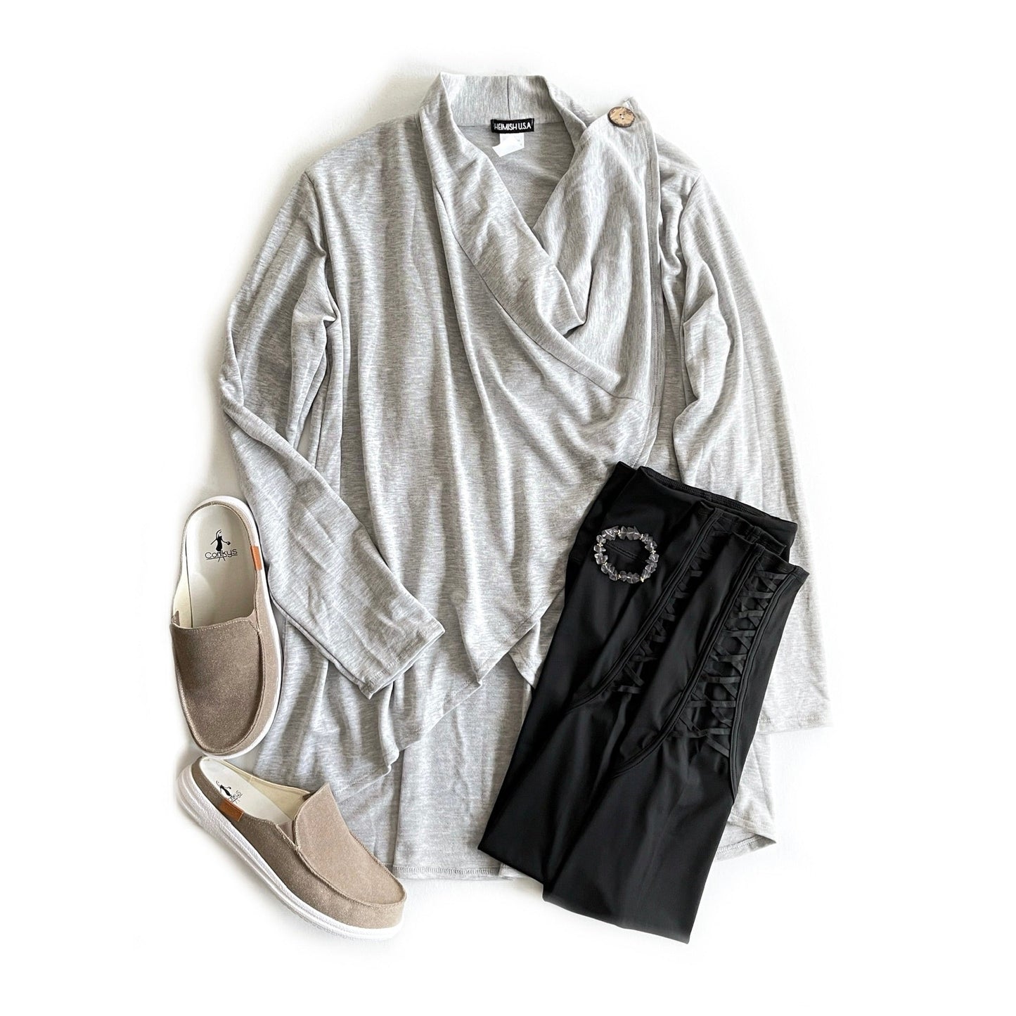 Love Story Cardigan in Grey