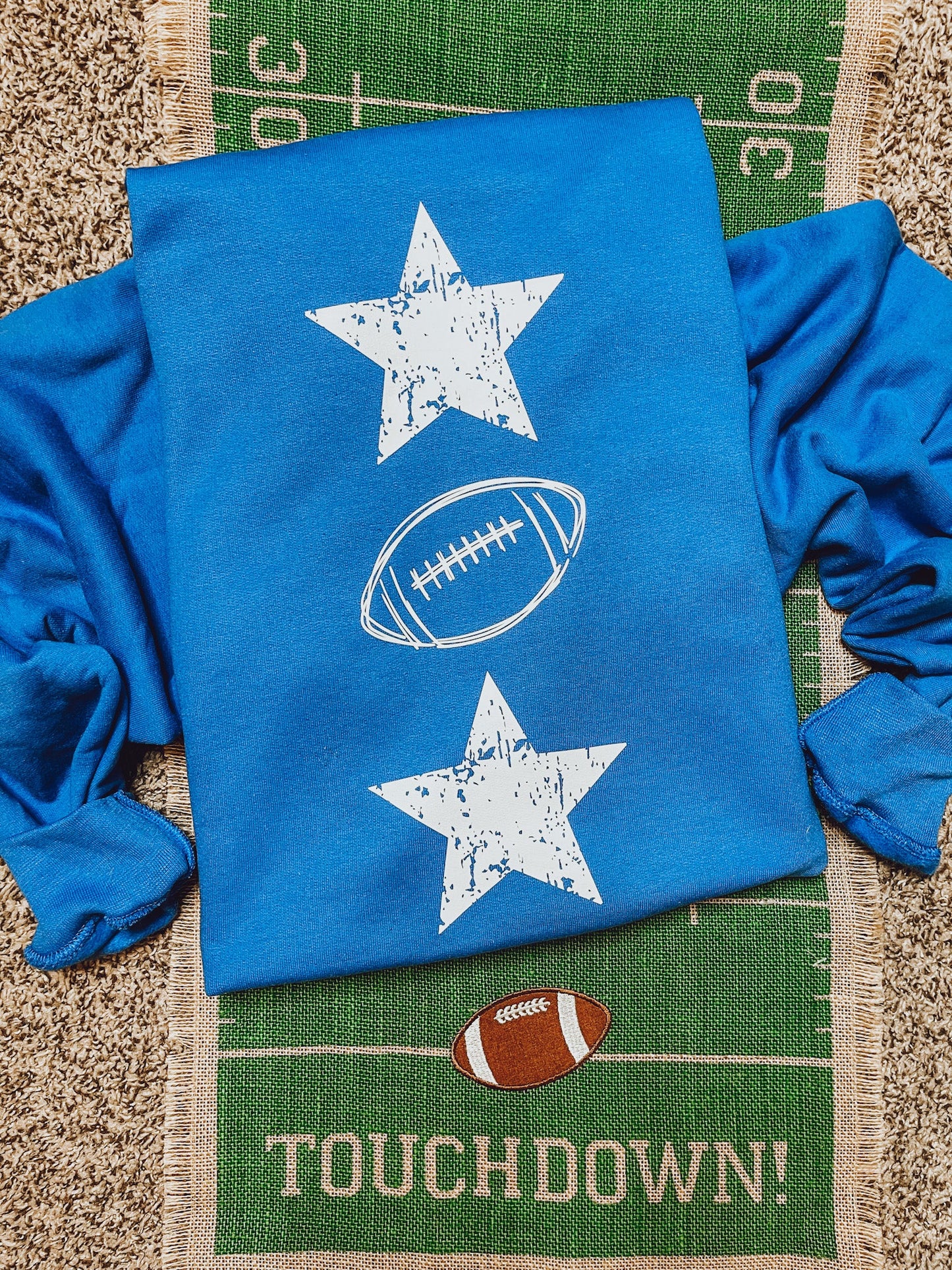 Game Day Sweatshirt Football - Multiple Color Options