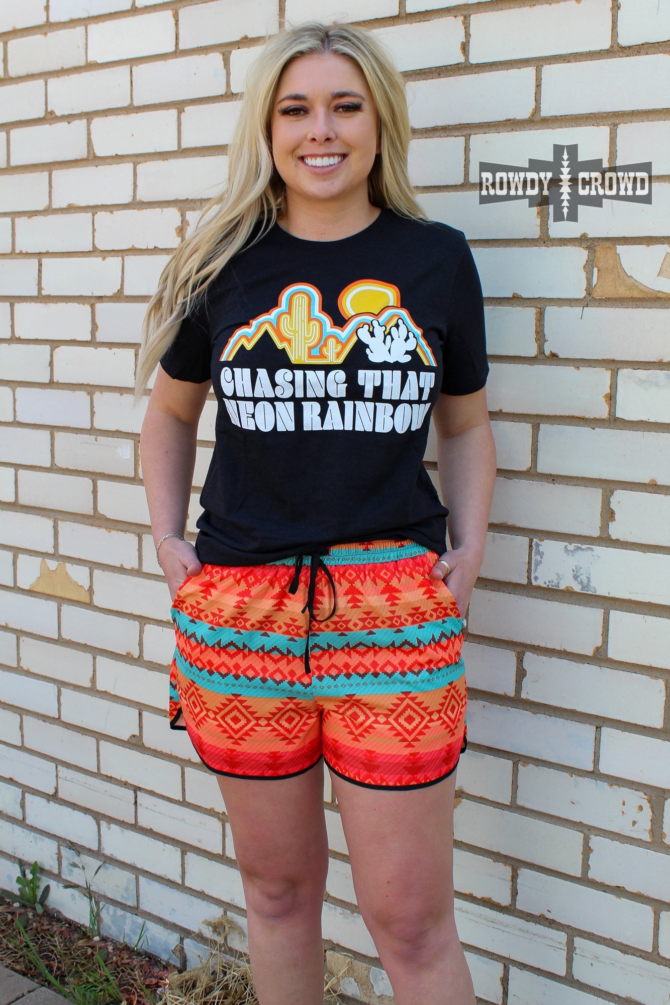 western apparel, western graphic tee, graphic western tees, wholesale clothing, western wholesale, women's western graphic tees, wholesale clothing and jewelry, western boutique clothing, western women's graphic tee, western cowgirl tee, western cowgirl graphic tee, neon rainbow graphic tee, alan jackson graphic tee, desert scene graphic tee