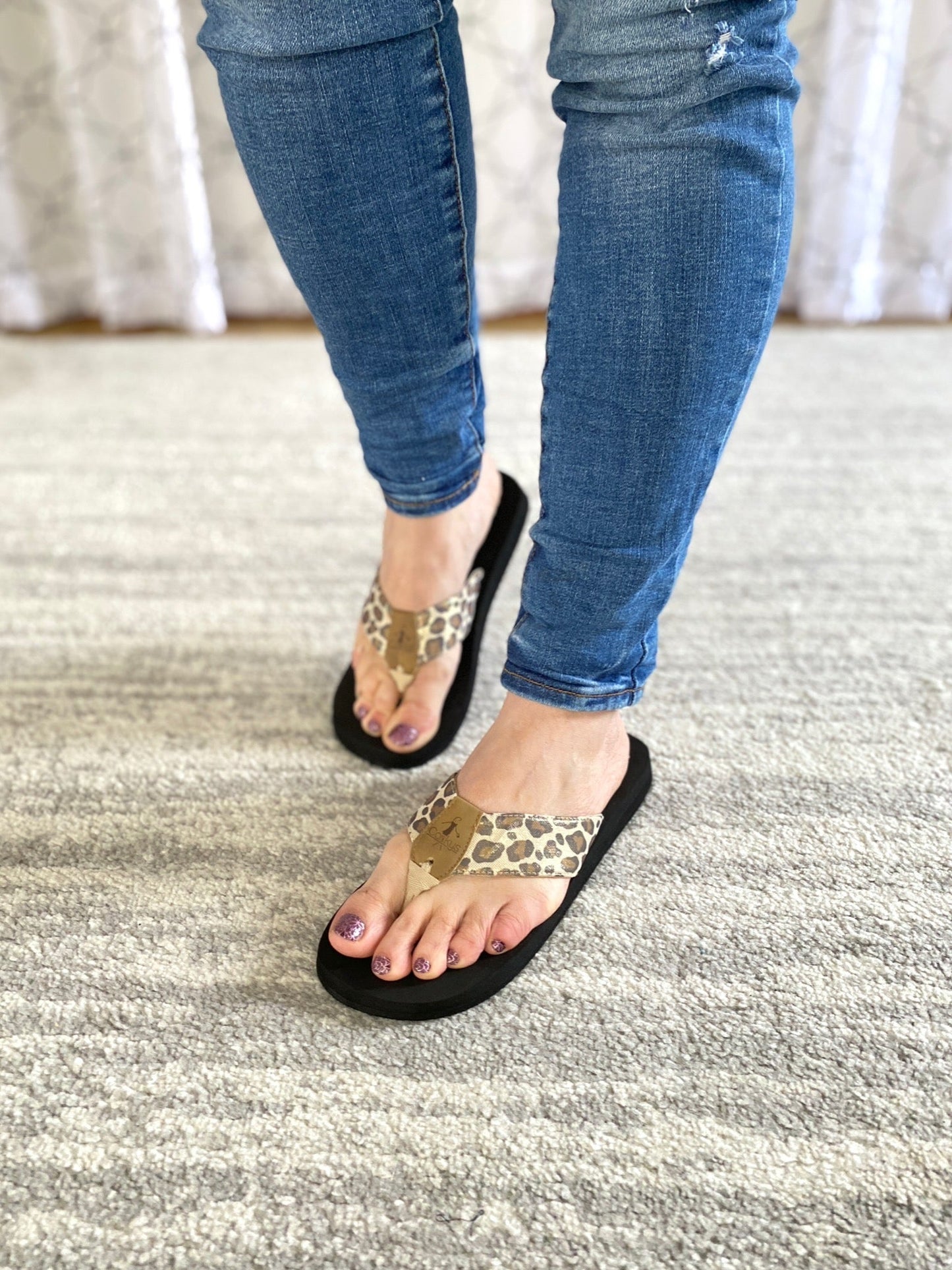 Aquaholic Sandals in Leopard