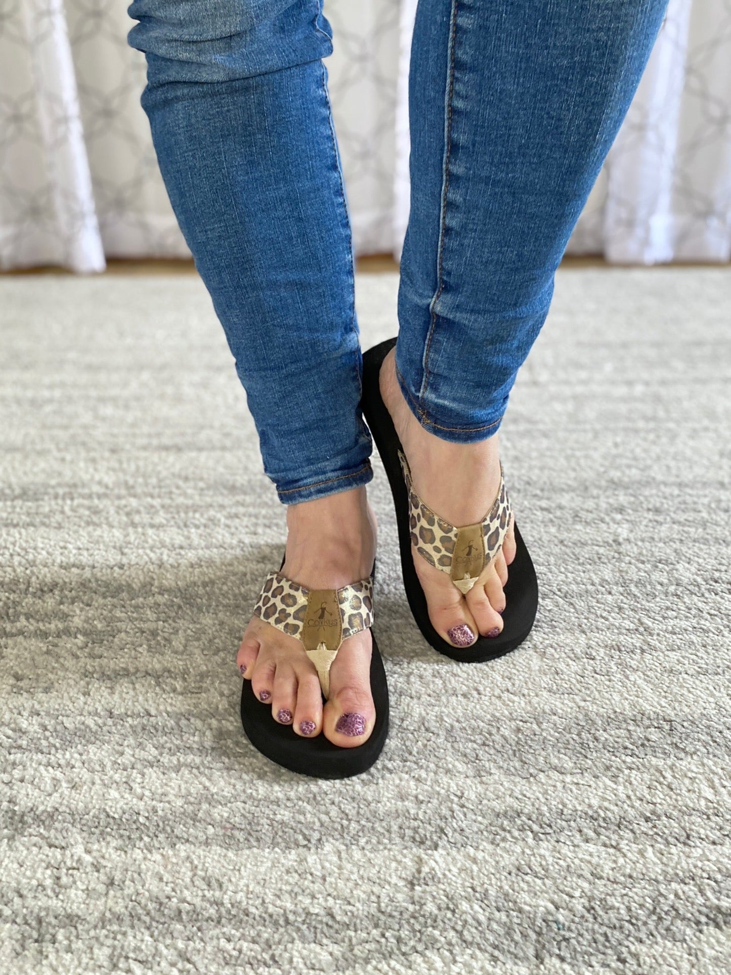 Aquaholic Sandals in Leopard