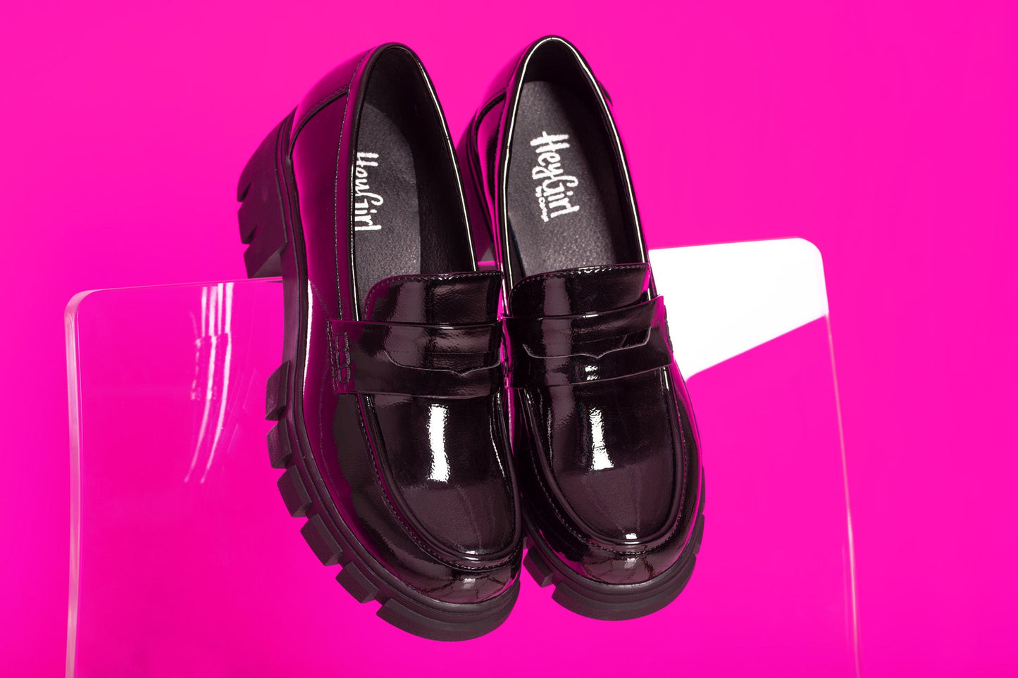 Corkys Keeper Loafer in Black Patent